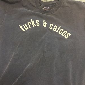 vintage Turks and Caicos shirt ( oversized)